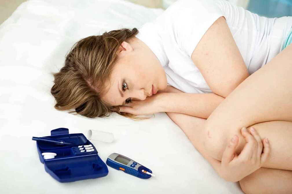 Diabetes mellitus can cause hypoglycemia, accompanied by severe weakness.