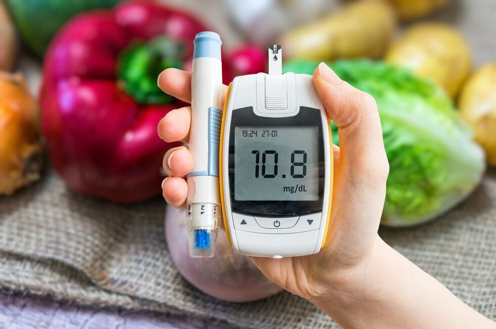 Diabetes mellitus is accompanied by an increase in blood glucose levels.